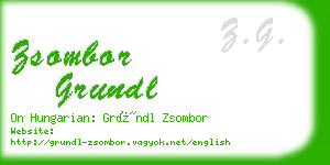 zsombor grundl business card